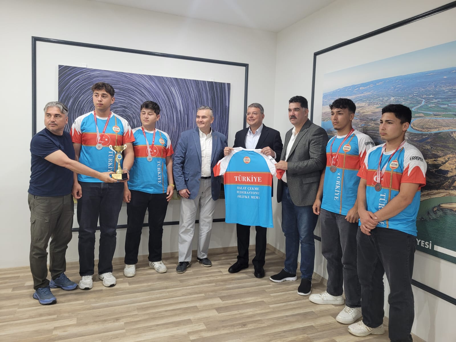 A visit to Silifke Mayor Dr. Mustafa Turgut at his office.