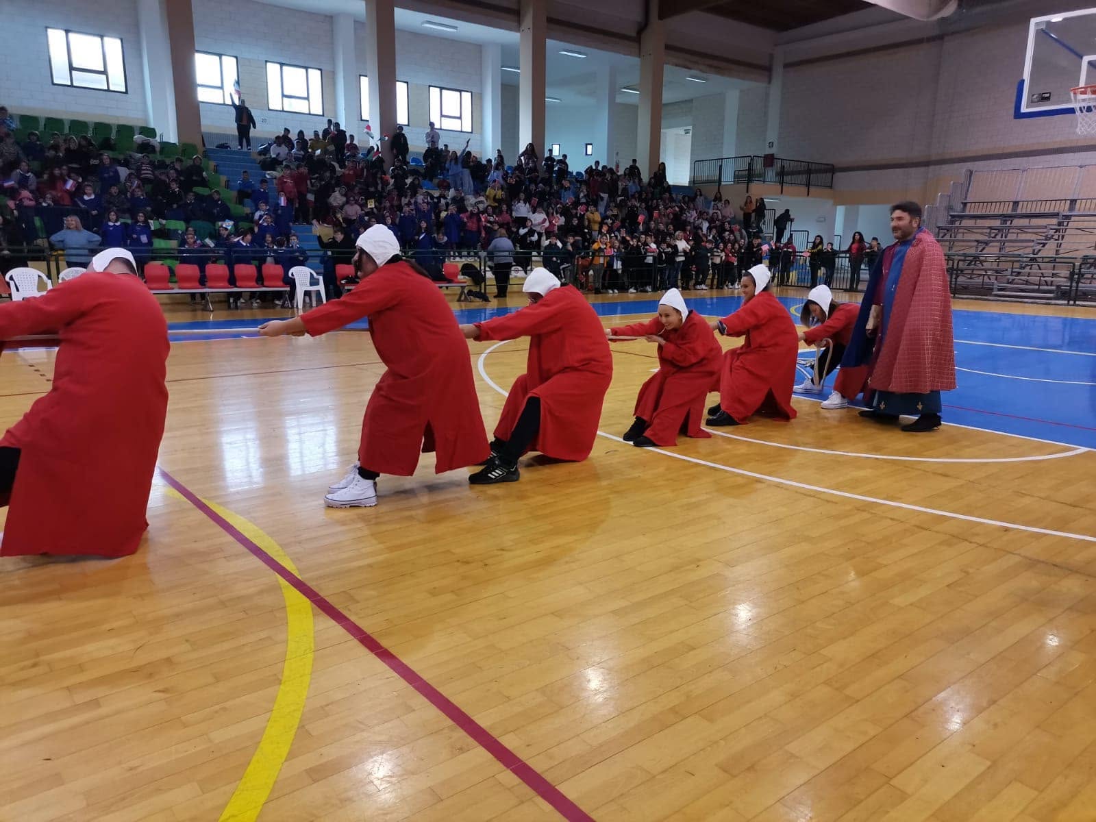 Erasmus Projesi  Kapsamında İtalya'da Öğretmenler Arası Halat Çekme  Turnuvası