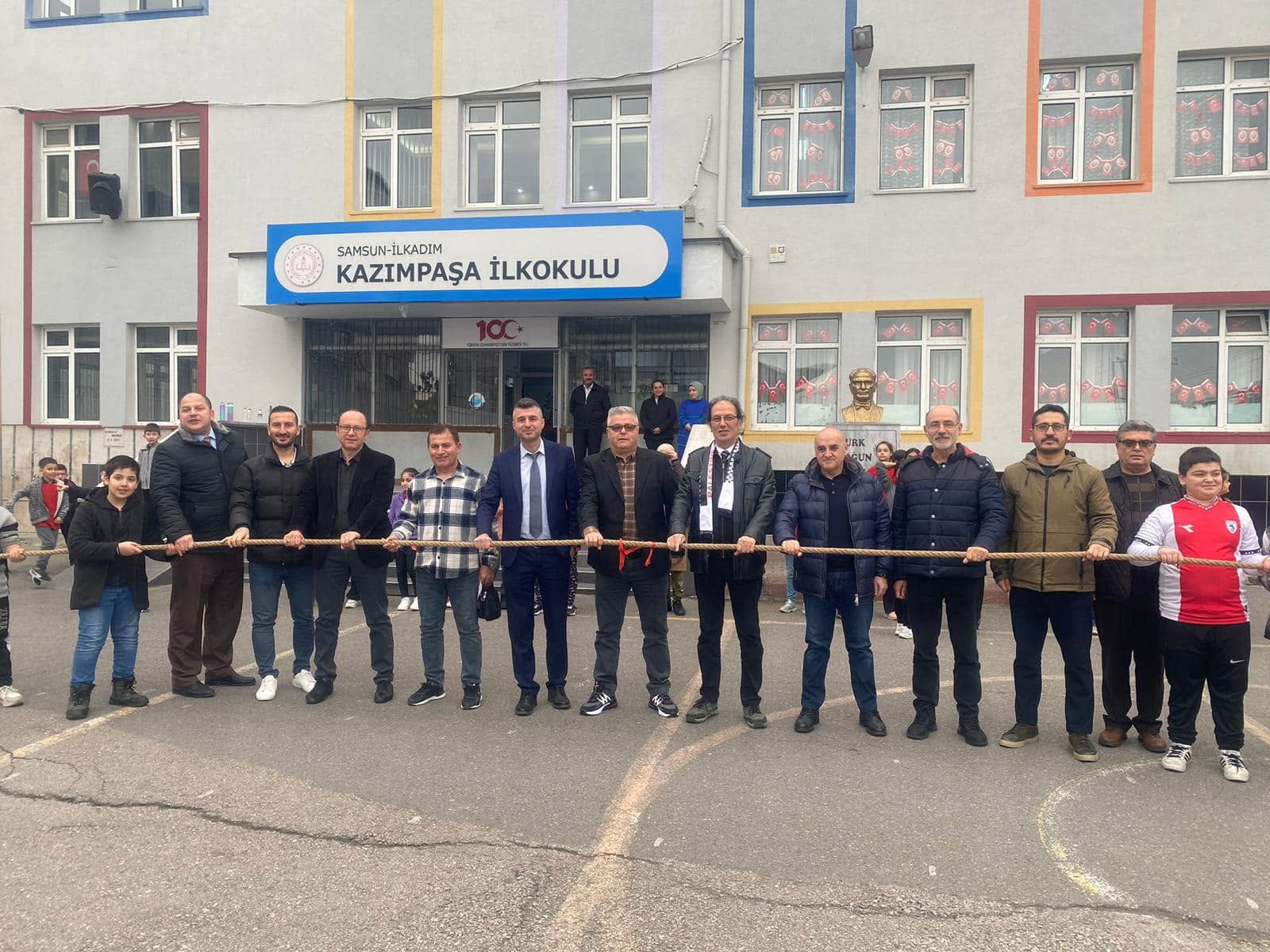Samsun İl Temsilciliği programında yer alan İlkokullar  Halat Çekme yarışları düzenlendi.