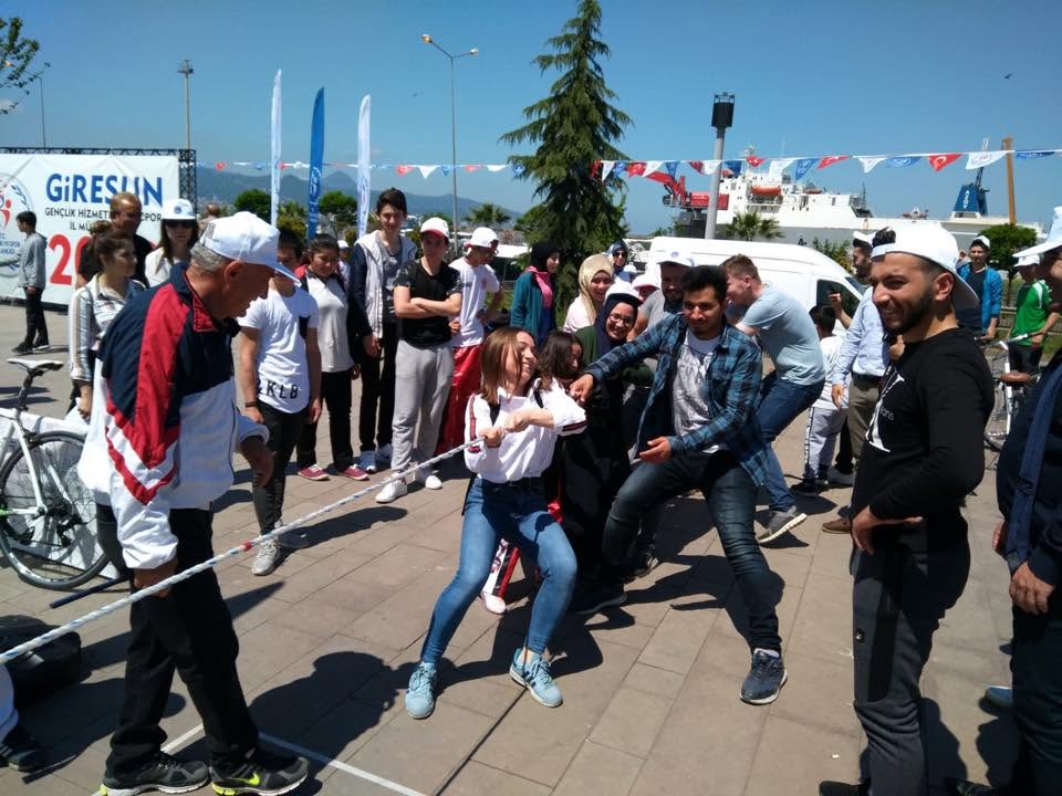 Giresun held its first Tug-of-War event as part of Youth Week...