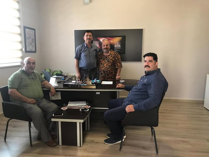 Milli Eğitim Şube Müdürümüz Muzaffer Geyik Beyfendiye makamında ziyaret