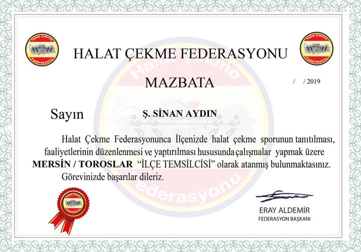 Ş. Sinan Aydin hocamız atanmıştır.