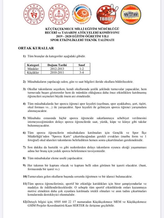 Federasyonumuz Çalışmalarına ara vermeden devam ediyor.