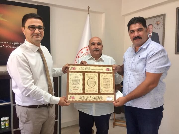Mersin Gençlik ve Spor İl Müdürü Ökkeş Demir’e hayırlı olsun ziyareti.