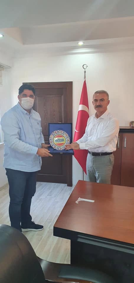 Ahmet Erdoğdu’yu makamlarında ziyaret.