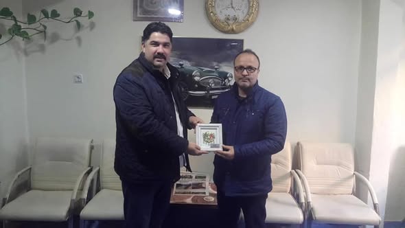 Ermenek Ak Parti İlçe Başkanı Sn.Mevlüt Sarıtaş’a ziyaret