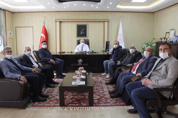 Cemal Yılmaz beye makamında ziyaret