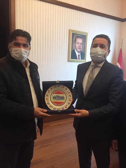 Sn. Recep Tayyip ERDOĞAN'ın Özel Kalem Müdürü Sn.Behçet KAYNAR'a ziyaret.
