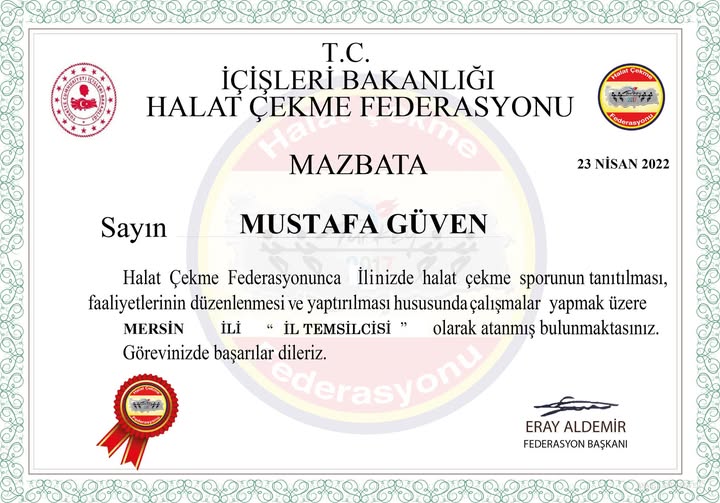 Mustafa Güven hocamız atanmıştır.