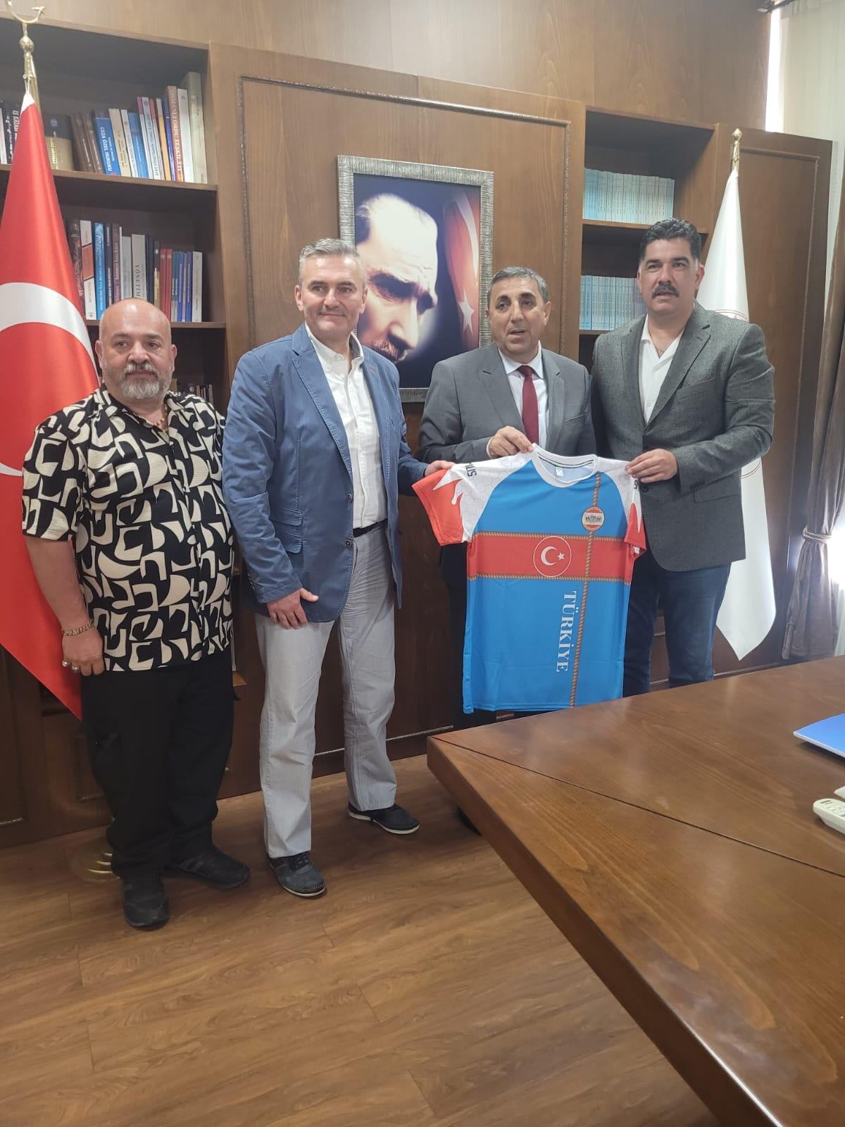 Silifke's Pride: National Athletes Pay Meaningful Visit to the District Governor's Office - 1