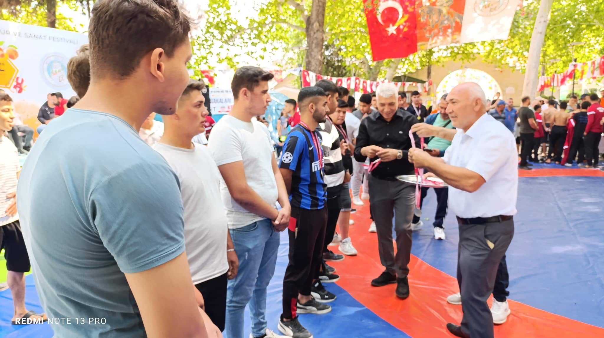 A tug-of-war competition was held at the 62nd Karacaoğlan Apricot, Culture, Arts, and Sports Festival, organized by Mut Municipality and coordinated by Yücel Buğdaycı, our Federation’s Mut District Representative. - 2