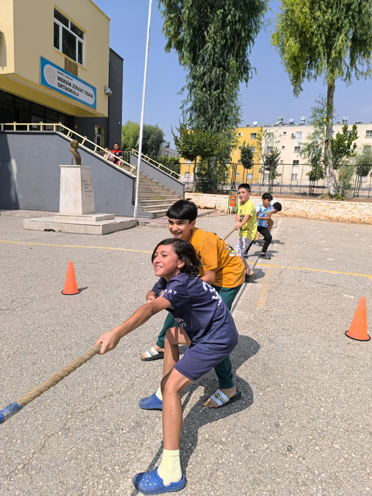 Coordinated by our Niğde Provincial Representative Mehmet Ali İnan, our Tug-of-War Event—held outside of class hours as part of the Religious Education courses organized at the Mersin Chamber of Agriculture Middle School under the auspices of the Elmalı/Ç - 3