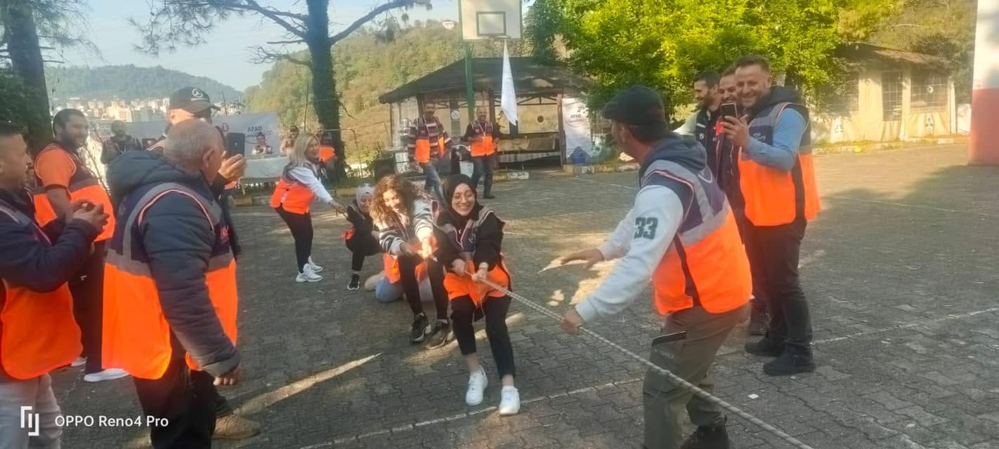 As part of AFAD Volunteer Week, a “Tug-of-War” event was held. - 2