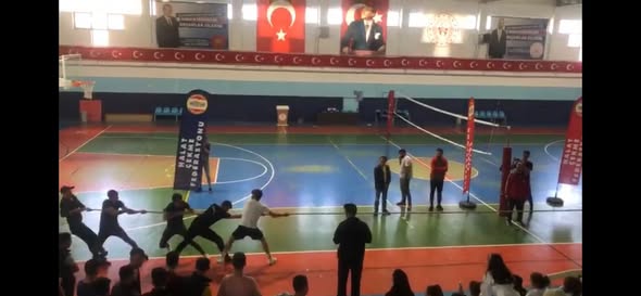 19 Mayıs Gençlik Haftası Halat Çekme Liseler (Gençler) Şampiyonası yapıldı - 1